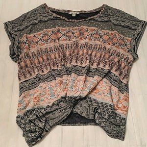 Lucky Brand T-shirt, Gathered at the waist